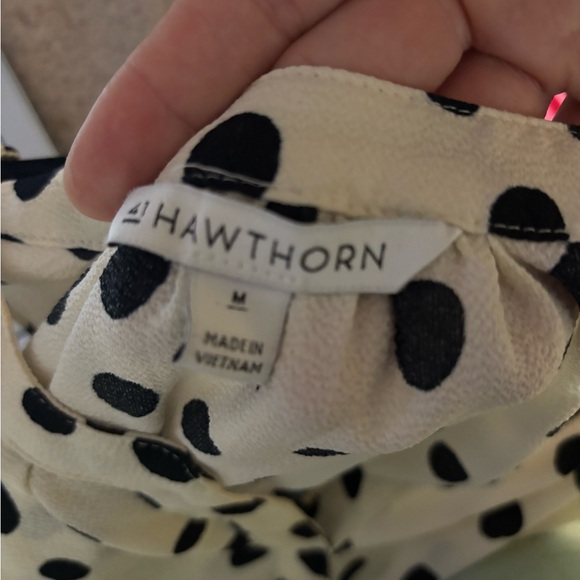 41 Hawthorn Cream and Black Dot Blouse - Picture 3 of 3